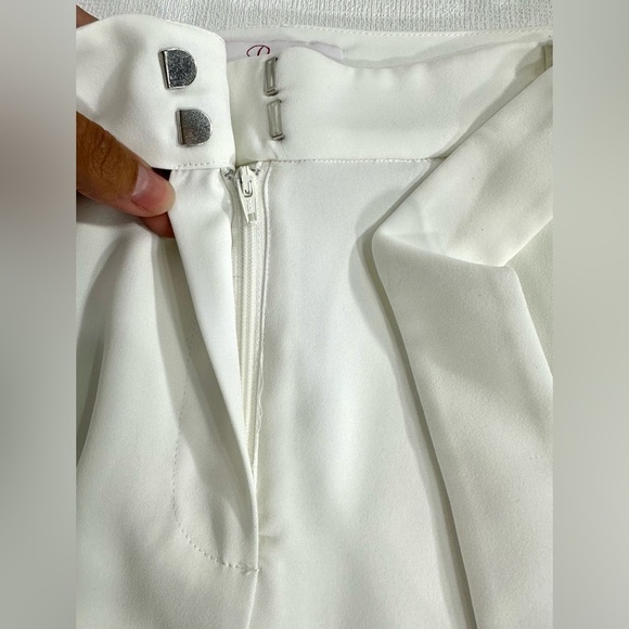 Parker Elliot belted jogger pants white size 2 - Picture 10 of 11